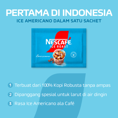 Jual Nescafe Ice Roast Kopi Instan Americano / Nescafe kopi Classic isi ...