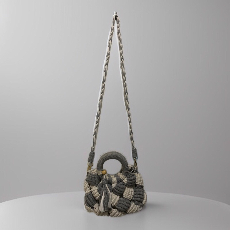 Jual Macrame Bubble Bag, Macrame Shell Bag (Puluhan Variasi Warna ...