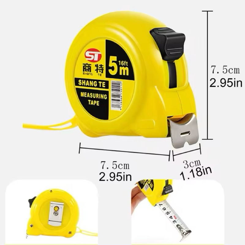 Jual Meteran Tukang ABS /Meteran Gambar Angka Besar | Shopee Indonesia