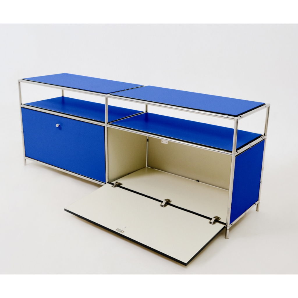 Jual Modulock Bottom Closed Shelves - Blue Khaki | Shopee Indonesia