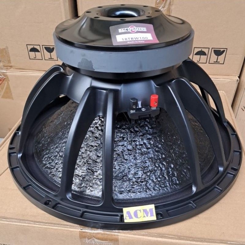 Jual SPEAKER SUBWOOFER 18 INCH B&C 18TBW100 VC 4 INCH KULIT JERUK ...
