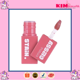 Emina Glossy Stain Melty Gel Lip Tint Glossy Finish Tahan Lama Dan Melembabkan