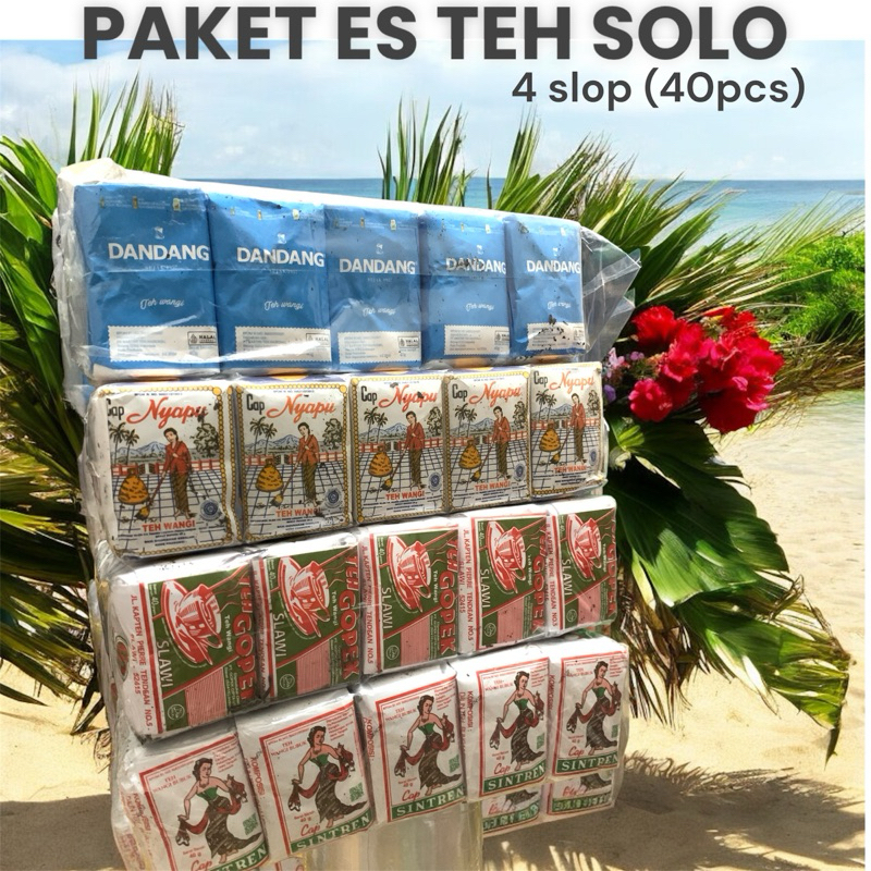 Jual PAKET TEH RACIK 4 SLOP ISI 40pcs DANDANG-GOPEK-NYAPU-SINTREN ...