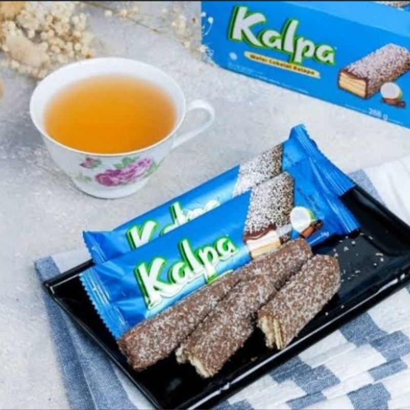 Jual Kalpa Wafer Coklat Kelapa Box 12pcs | Shopee Indonesia