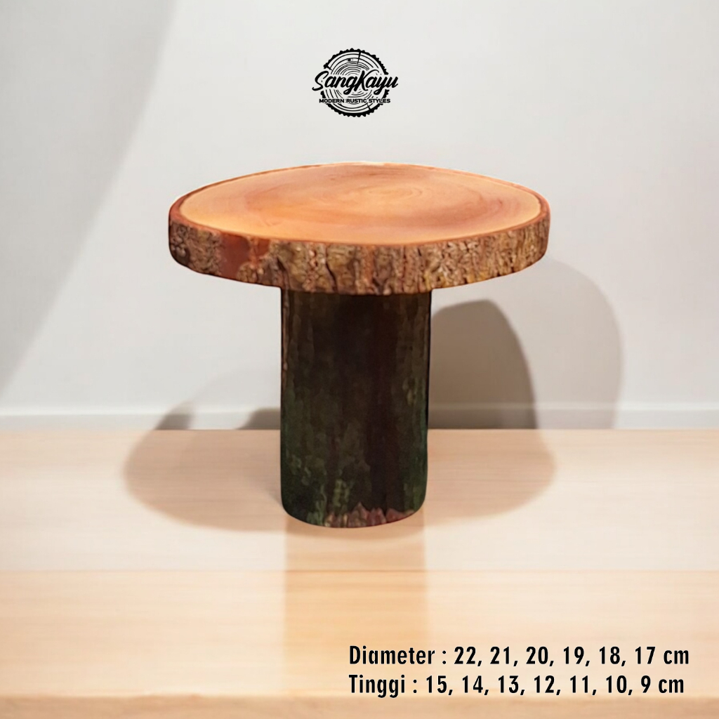 Jual SangKayu 1 Tier Cup Cake / Cake Stand / Tray Cookies Tatakan Kue ...