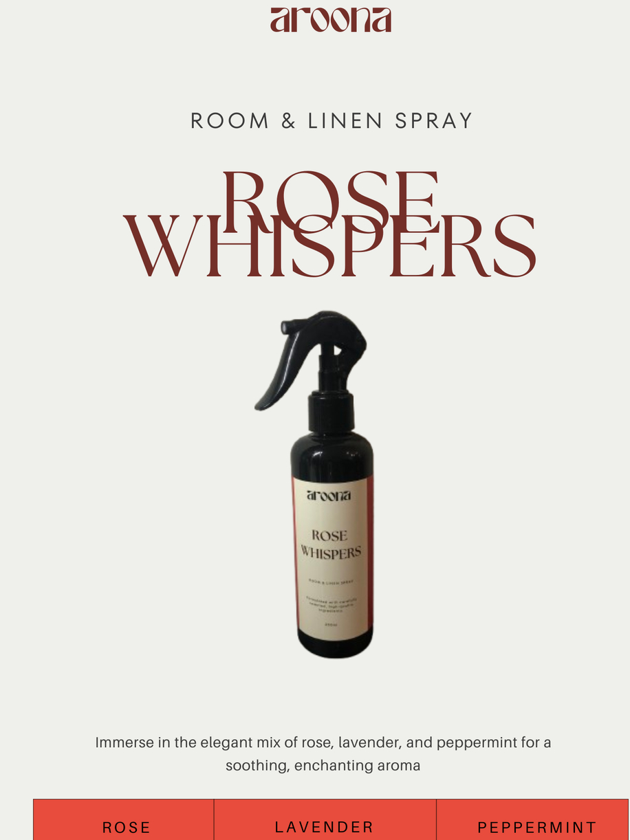 Jual PREMIUM Linen & Room Spray Antibacterial and Aromatic ROSE
