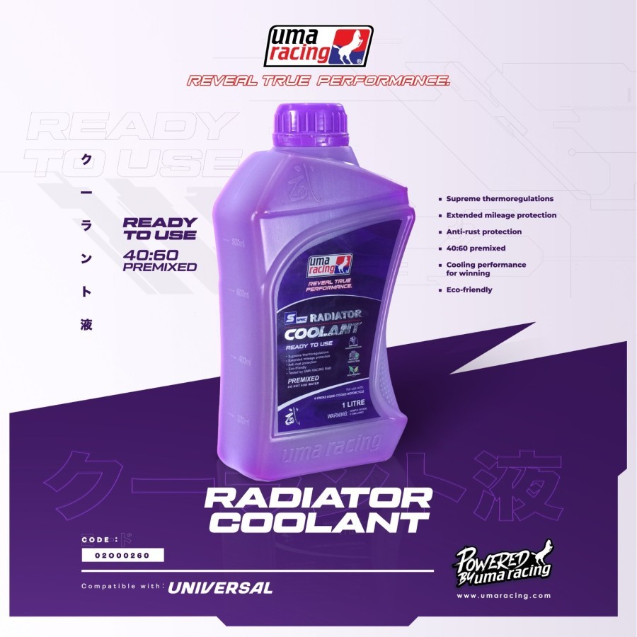 Jual AIR RADIATOR UMA RACING AIR COOLER UMA ISI PER 1 LITER AIR COOLANT ...