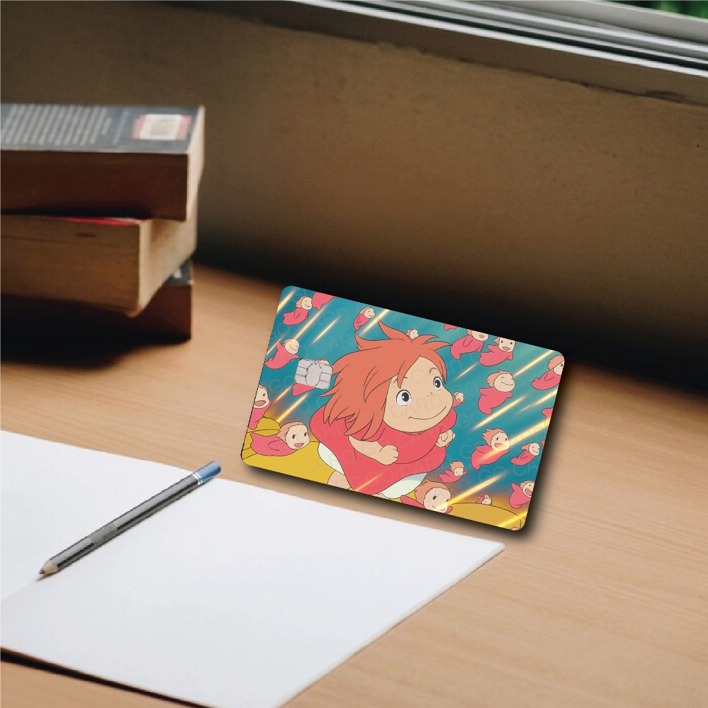 Jual Sticker Kartu ATM Ponyo Hologram Emoney Flazz Sticker | Shopee ...