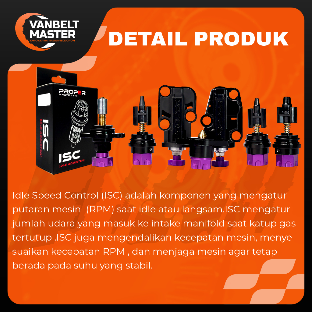 Jual Proper Racing Line Setelan Langsam Manual ISC Nmax Aerox Lexi Old ...