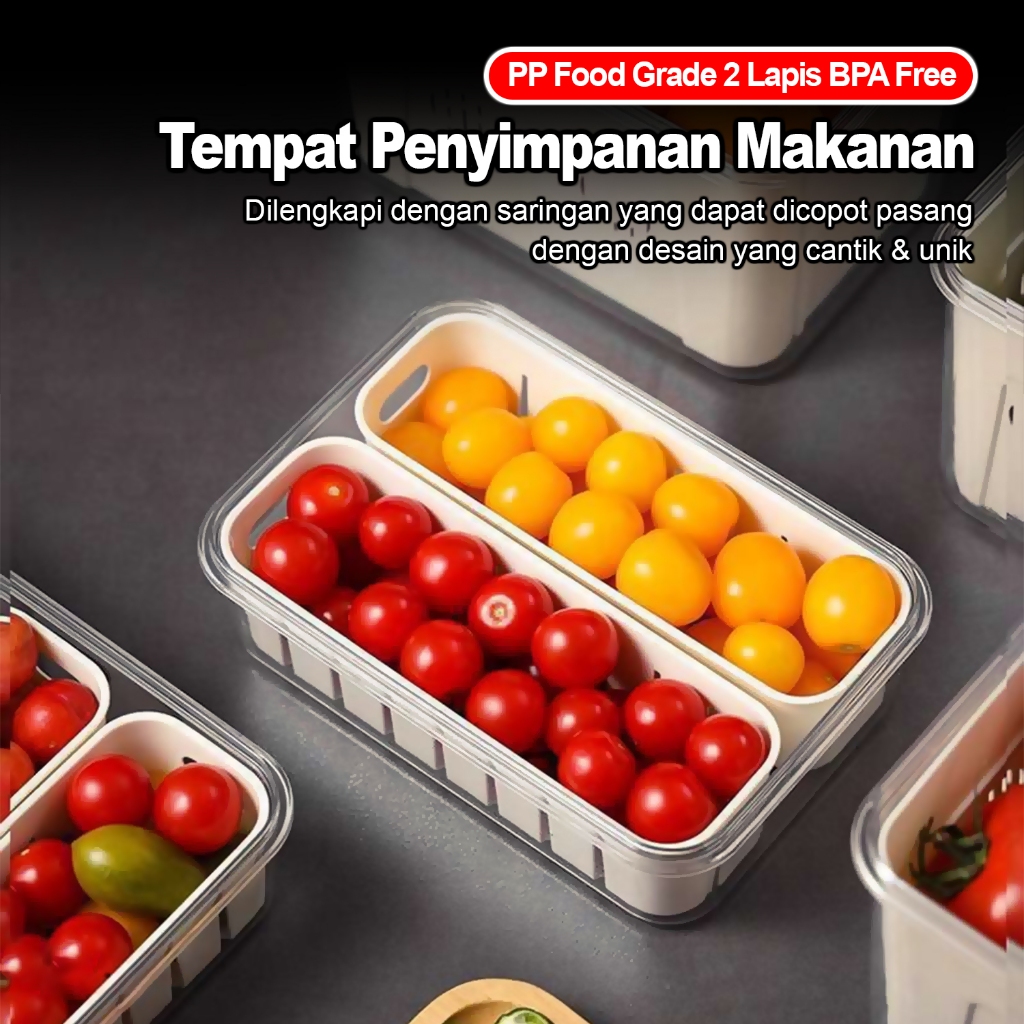 Jual Hydrocycle - Kotak Penyimpanan Sayuran & Buah Sekat /Food ...