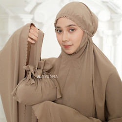 AYZARA - Mukena Dewasa Lite Polos Ataya Series