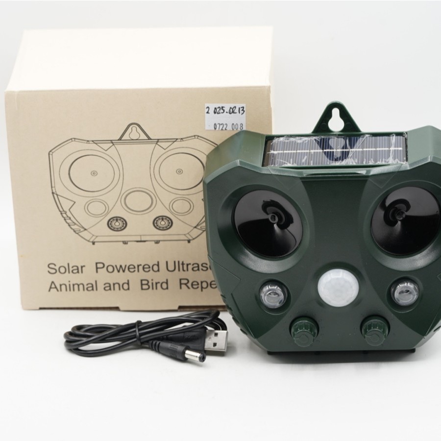 Jual Bird Repeller IP66 Ultrasonic Mouse Animal Repeller Outdoor ...