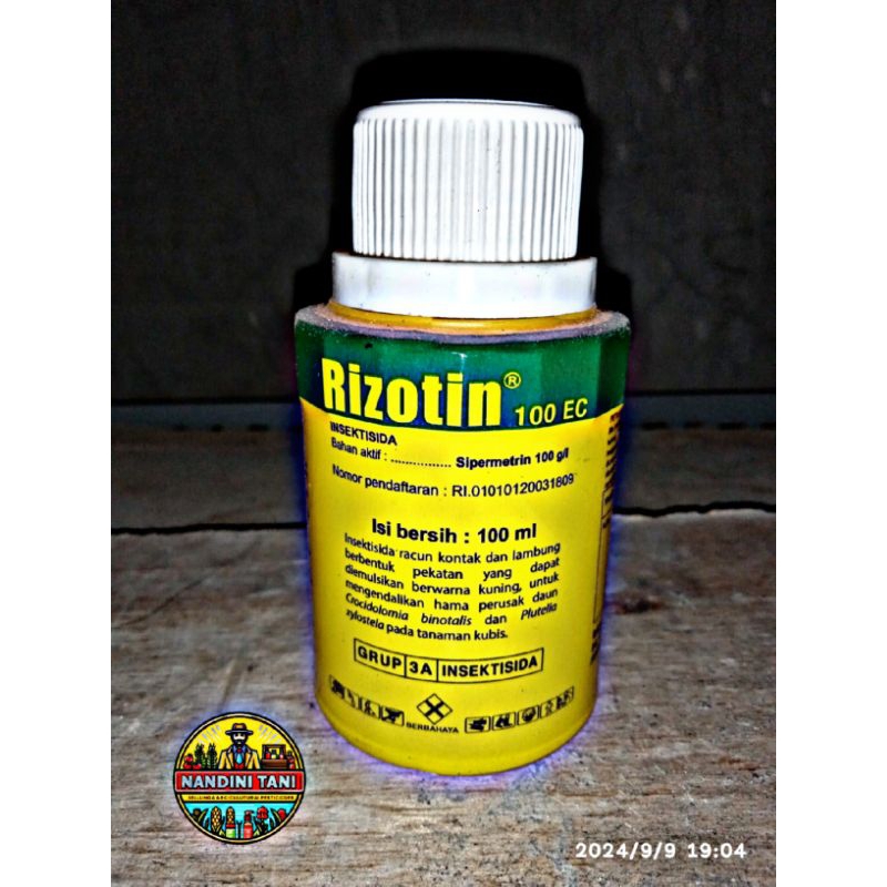 Jual Insektisida RIZOTIN 100EC || 100ML | Shopee Indonesia