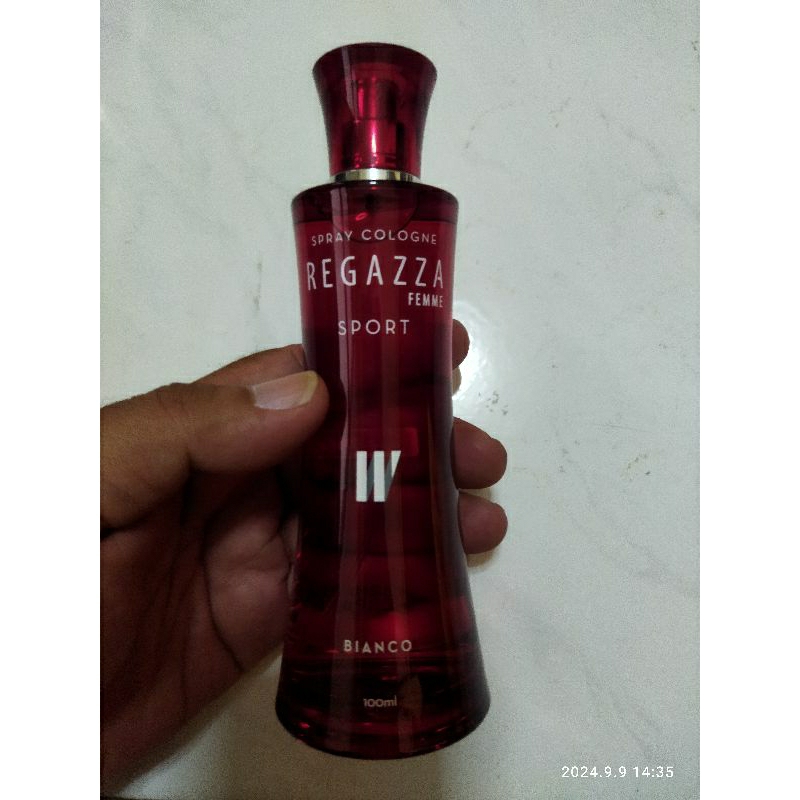 Jual Regazza Femme Spray Cologne Sport Bianco Ml Shopee Indonesia