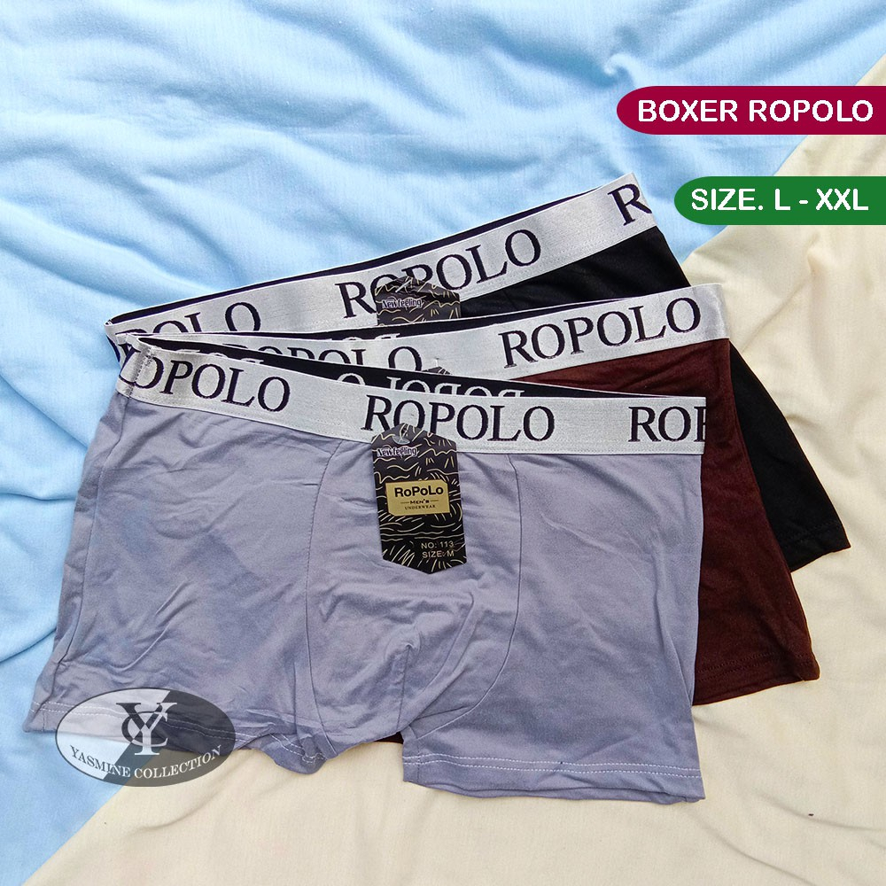 Jual ( 3pc ) CD Boxer Ropolo | Celana Dalam Pria | Boxer | Boxer Pria ...