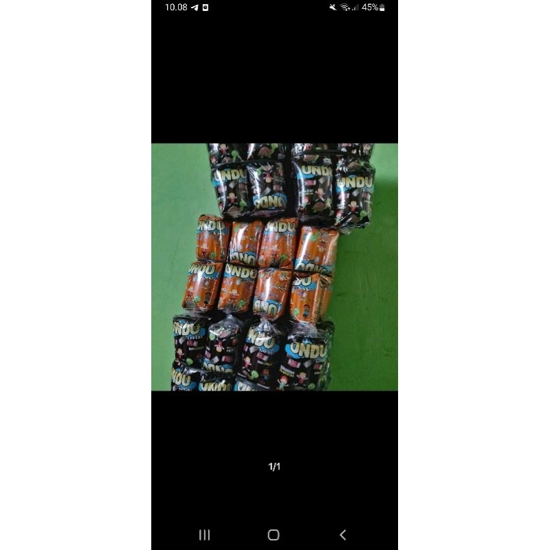 Jual Undu ujan duit jajanan viral exp 2025 1pak isi 10pcs | Shopee ...