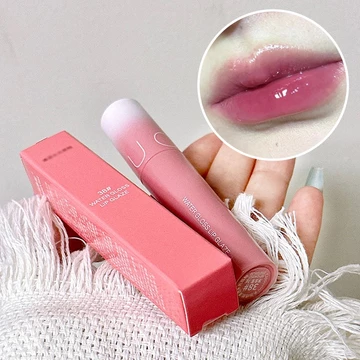 CAPPUVINI Juicy Lip Tint Mirror Lip Gloss Glasting Moisturizing Lip Glaze Lip Jelly Lip Glossy