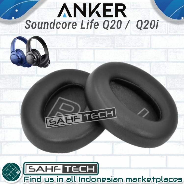 Bantalan Busa Anker Soundcore Life Q20 Q20BT Q20i Q20+ Earpad Earcup  Ear Pad Cup Cushion Foam Spons Pengganti Replacement