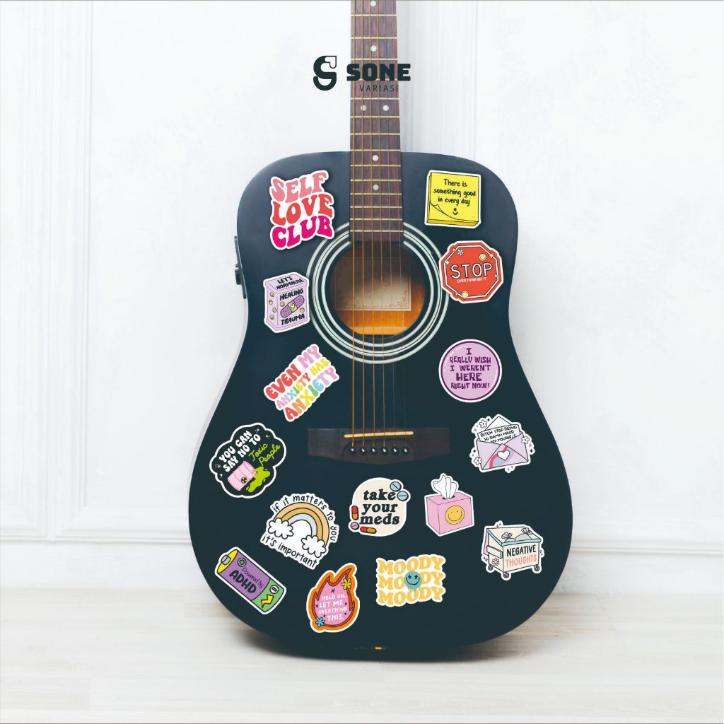 Jual Sticker Aesthetic Self Love Mental Health - Stiker Quotes Kata ...