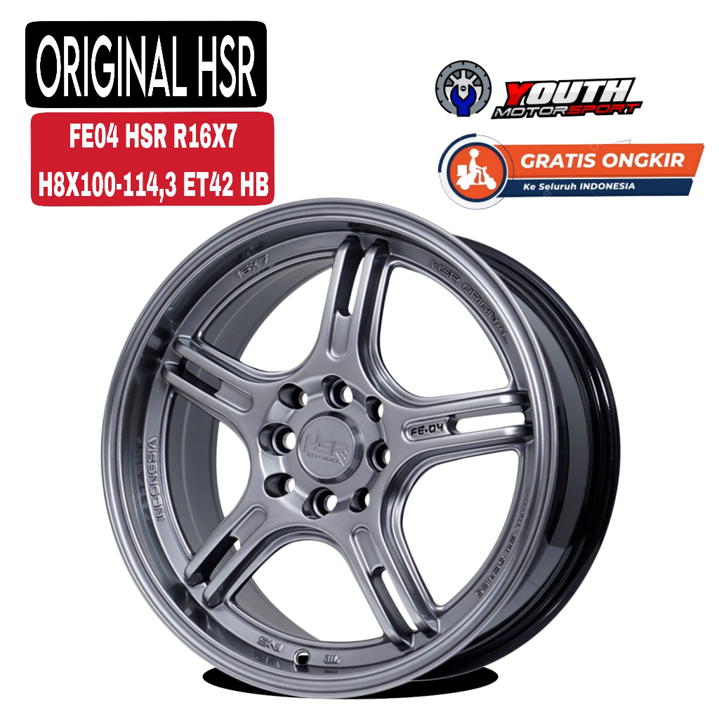 Jual velg r16 original hsr fe04 cocok untuk avanza,xenia,jazz,yaris ...