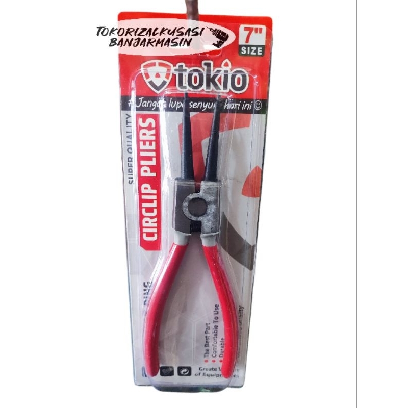 Jual Tang snap ring lurus buka 7 inch TOKIO/ Tang kip lurus buka 7 inch ...