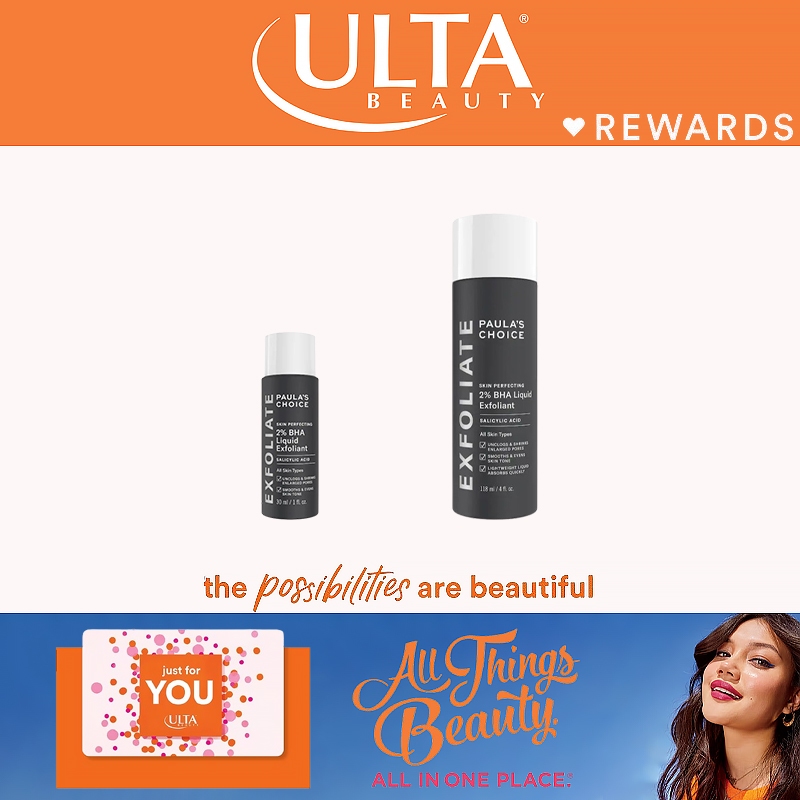 Jual ULTA Paulas Choice Skin Perfecting 2 BHA Liquid Exfoliant 30ml 118ml Shopee Indonesia