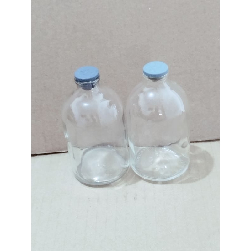 Jual Botol kaca 100ml, botol asi, botol vial oval | Shopee Indonesia