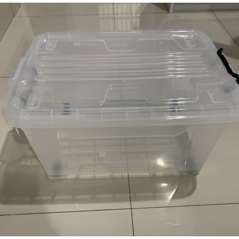 Jual Box Container Roda EZY CB 35 Liter Bening Kotak Perkakas Spark ...