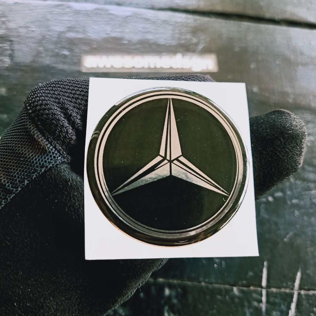 Jual sticker timbul emblem mercy mercedes bendz | Shopee Indonesia