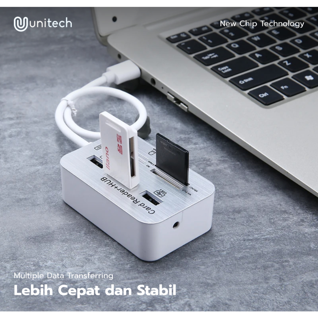 Jual USB HUB Converter Type C HUB 3.0 + Card Reader | 7 in 1 ...