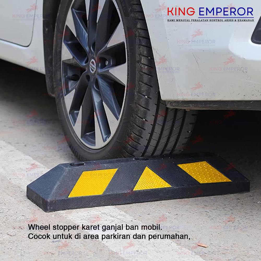 Jual Rubber Wheel Stopper Block Parking / Karet Penahan Roda Mobil ...