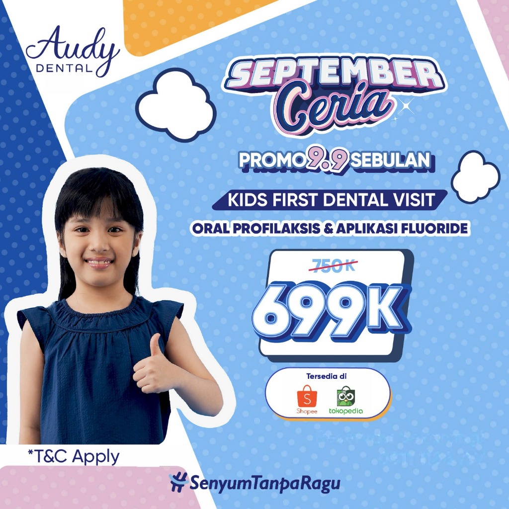 Jual kids first dental visit oral profilaksis aplikasi fluoride