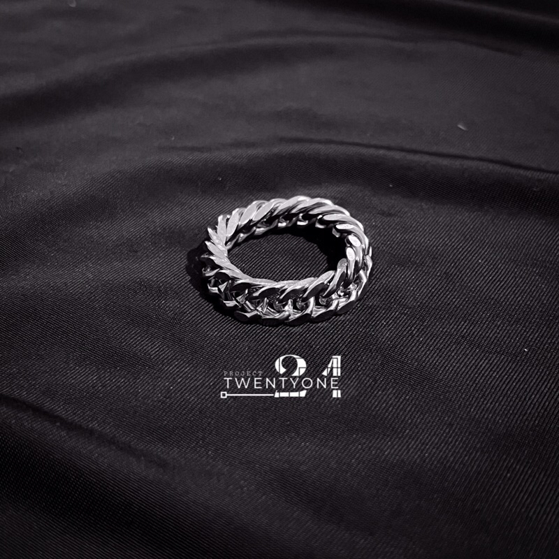 Jual Cincin Rantai Stainless Pria Keren Anti Karat dan Tidak Luntur ...