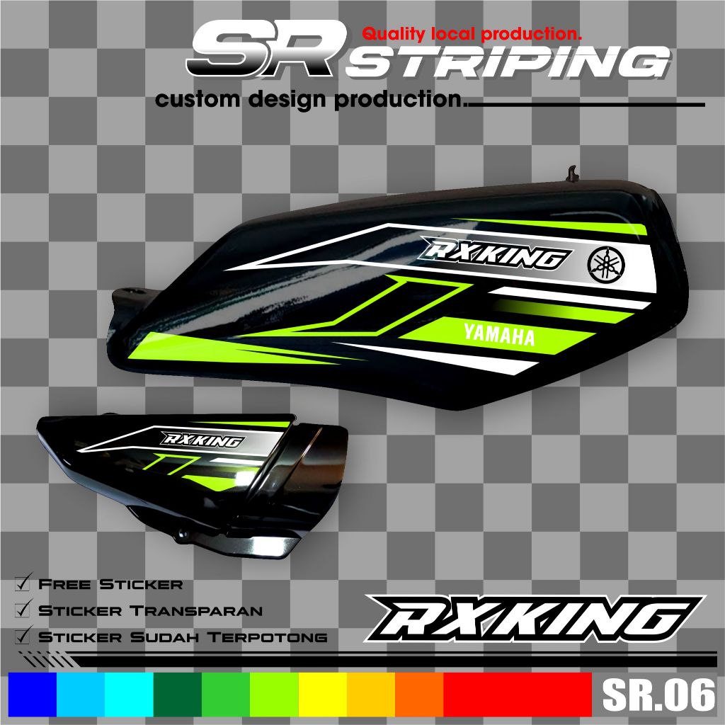 Jual Striping Sticker RX KING Variasi ( Transparan ) Stiker RX KING ...