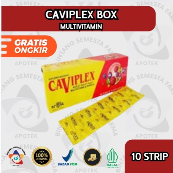 CAVIPLEX BOX 10 STRIP @10 KAPLET