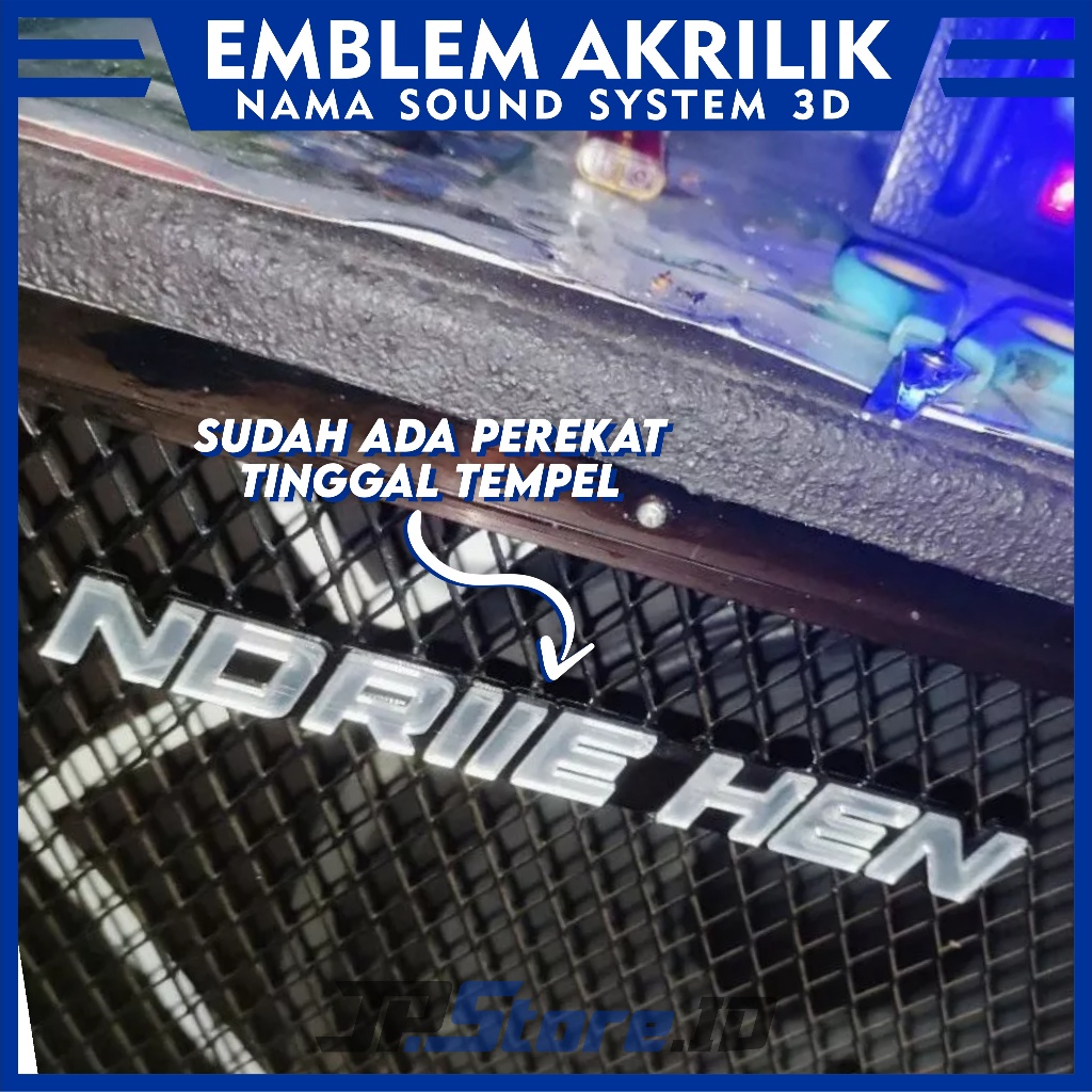 Jual JPS Custom Emblem Sound System Akrilik 3D | Shopee Indonesia