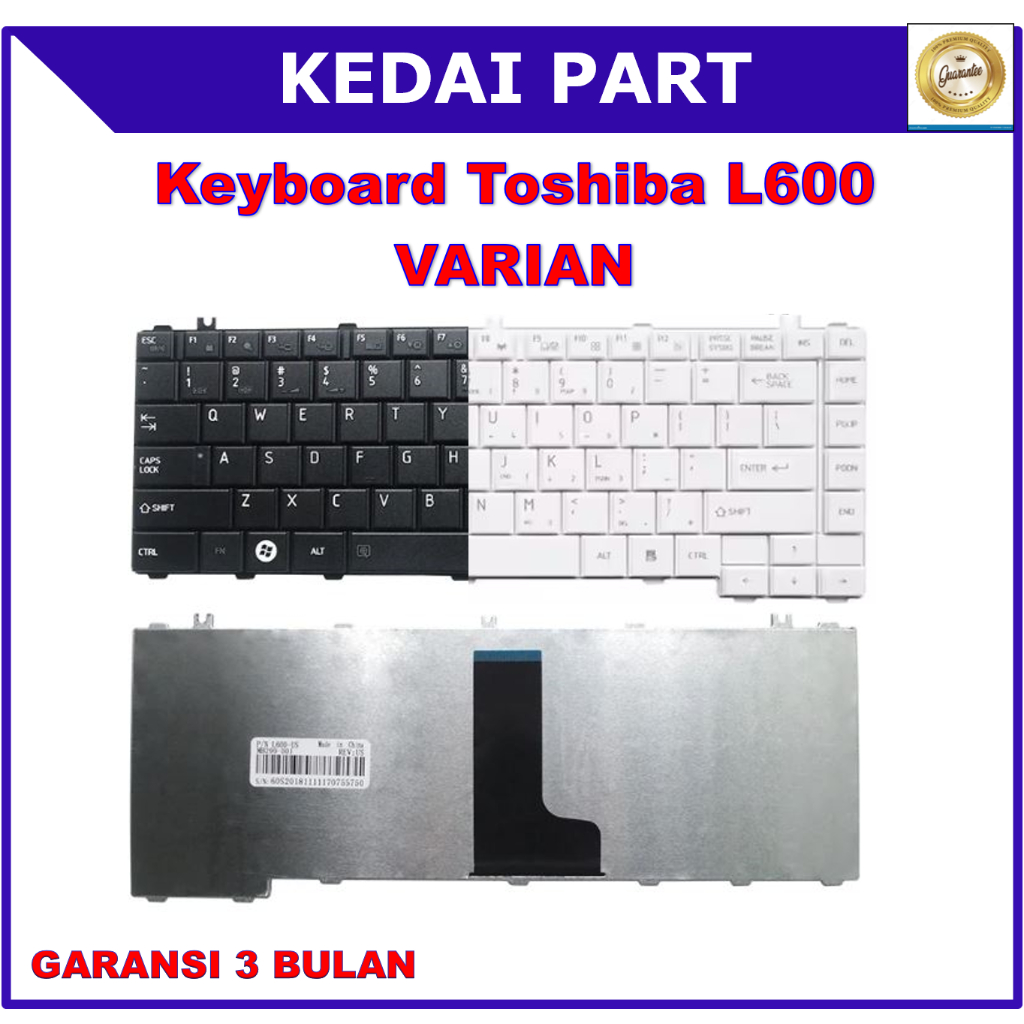 Jual Keyboard Toshiba C600 L600 L630 L640 L640D L645 L645D L730 L735 ...