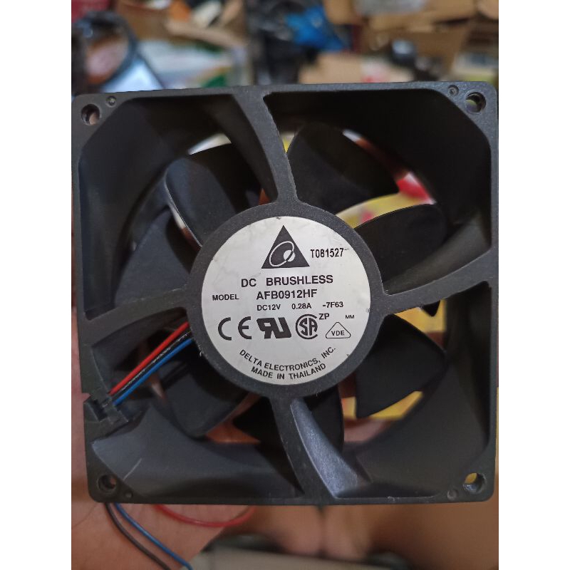 Ventola Delta Electronics TFB0912UHE 12V DC 92x38mm 2.28A - Aperta Ma Mai Usata, Testata