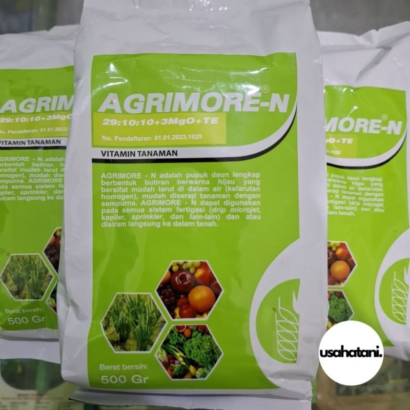 Jual AGRIMORE N 500 Gram Agricon Pupuk Majemuk Vitamin Untuk Masa ...