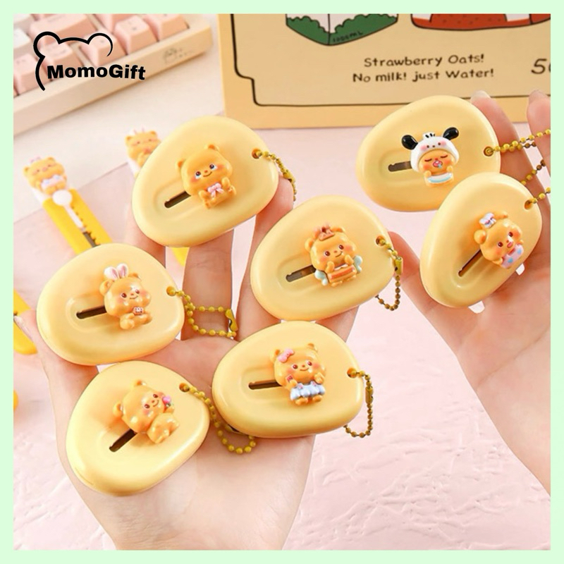 Jual Cutter Bulat Mini Lucu Edisi Butter Bear Pisau Kecil Buat Buka ...