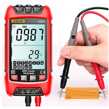 Jual SZ01 Multimeter Digital 6000 Counts True RMS AC DC Original (IND ...