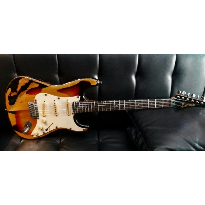 Jual gitar elektrik samick Original vintage (siap pakai) second ...