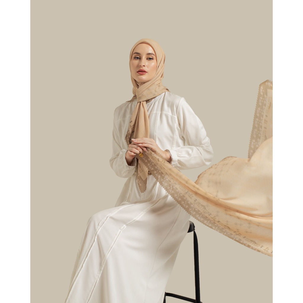 Wulang Narawangsa Hijab Segi Empat Musi Nude Kerudung Segi Empat Hijab Motif Segi Empat Hijab Voal Premium
