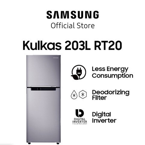 Jual Samsung RT-20FARWDSA/SE Kulkas 2 Pintu Digital Inverter 203 Liter ...