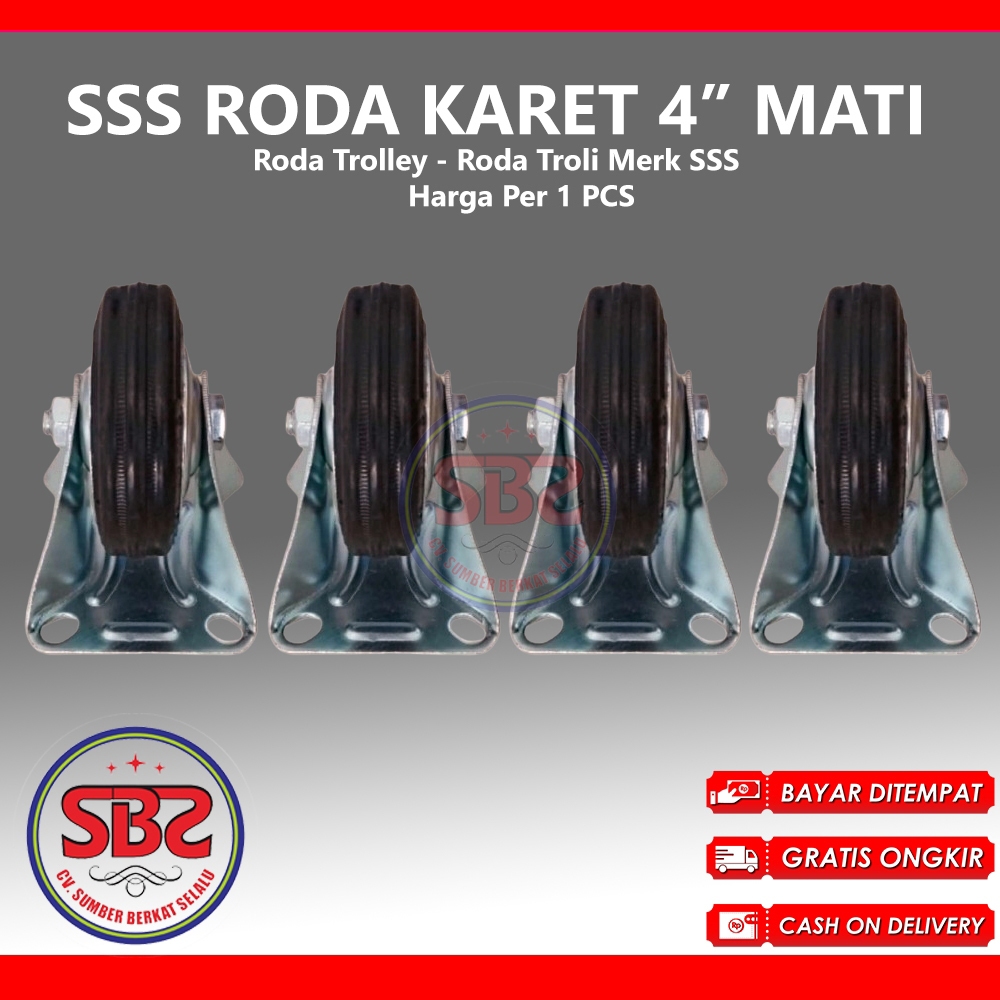 Jual SSS Roda Kastor 4