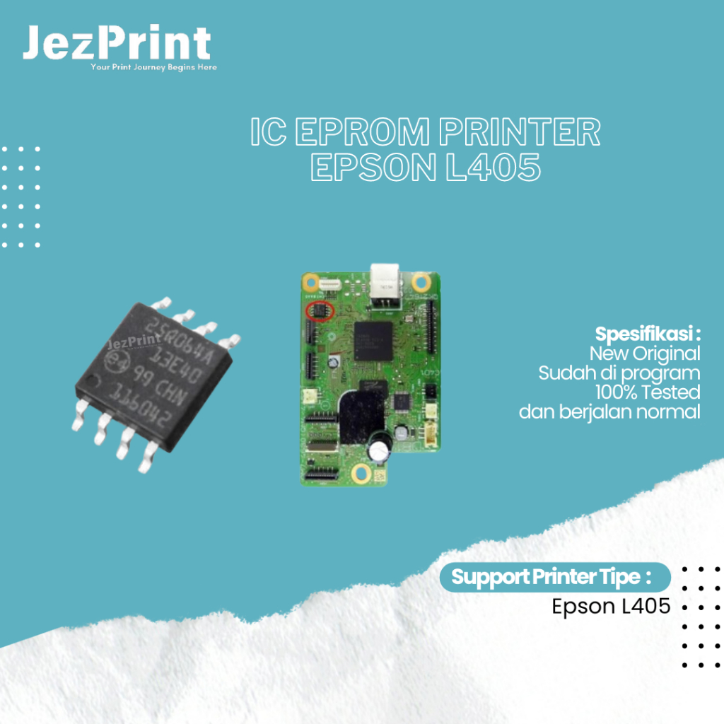 Jual IC Eprom Epson L405 25Q064, IC Eeprom Epson L405, IC Counter L405 ...