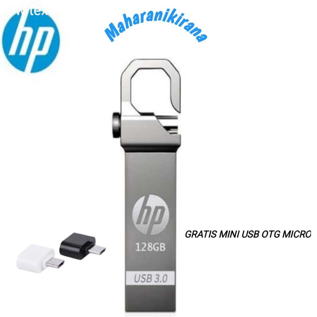 Jual Flashdisk HP Free mini USB OTG 128GB/64GB/32GB/16GB/8GB/4GB ...
