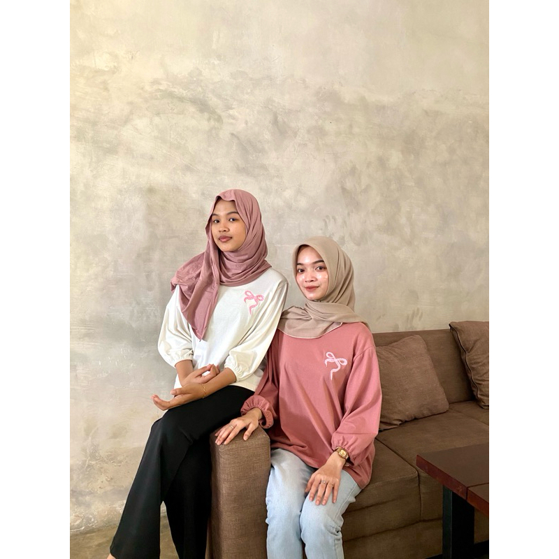 Alenka Coquatte Blouse Atasan Wanita By Monicathelabel_