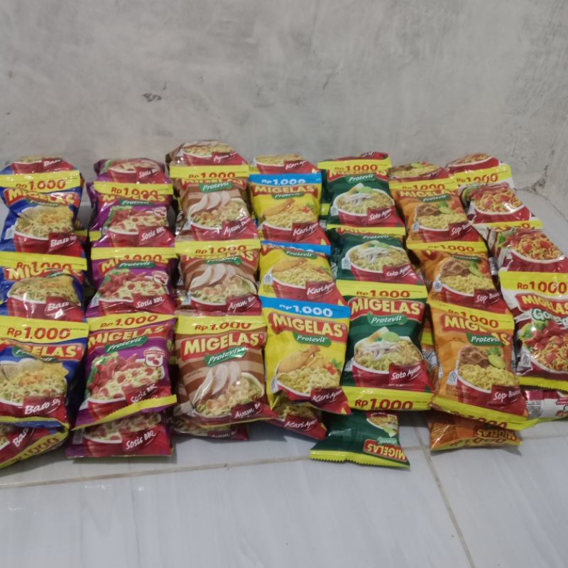 Jual MIGELAS RENCENG ISI 15 PCS BERBAGAI MACAM VARIAN RASA | Shopee ...