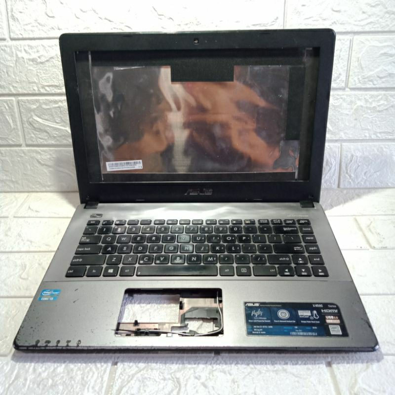 Jual Casing body kesing case asus x450 series x450c x450cc ori | Shopee ...